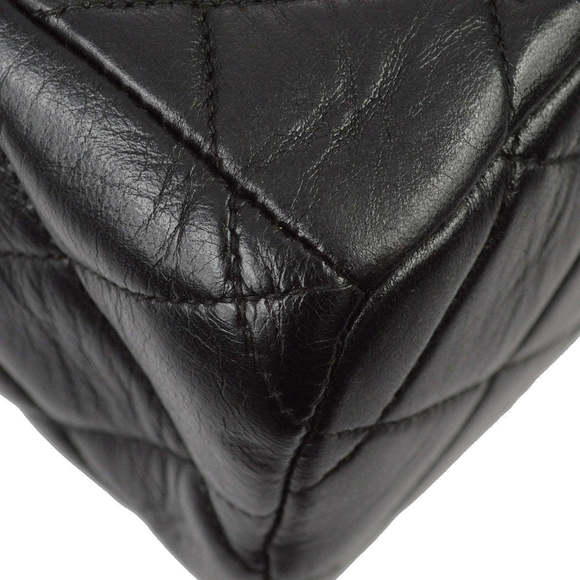 CHANEL Black Lambskin Shoulder Bag 56377 - Picture 6 of 11